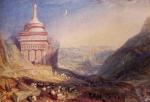 水彩大师 William Turner_Valley of the Brook Kedron